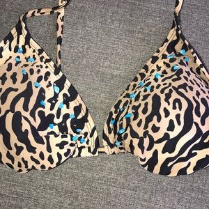 Xhilatation string bikini Leopard bikini top